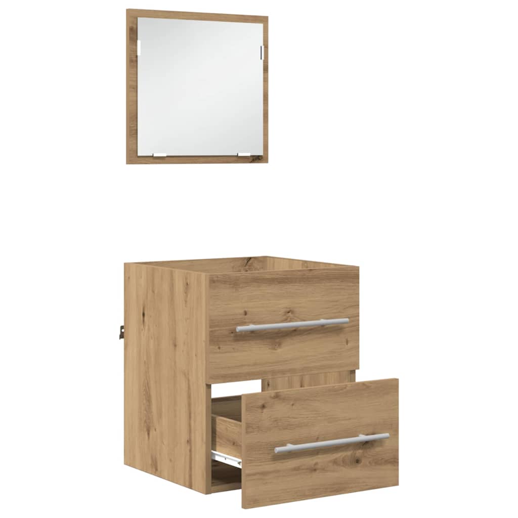 Bathroom Furniture Set Brown 41 x 38.5 x 48 cm
