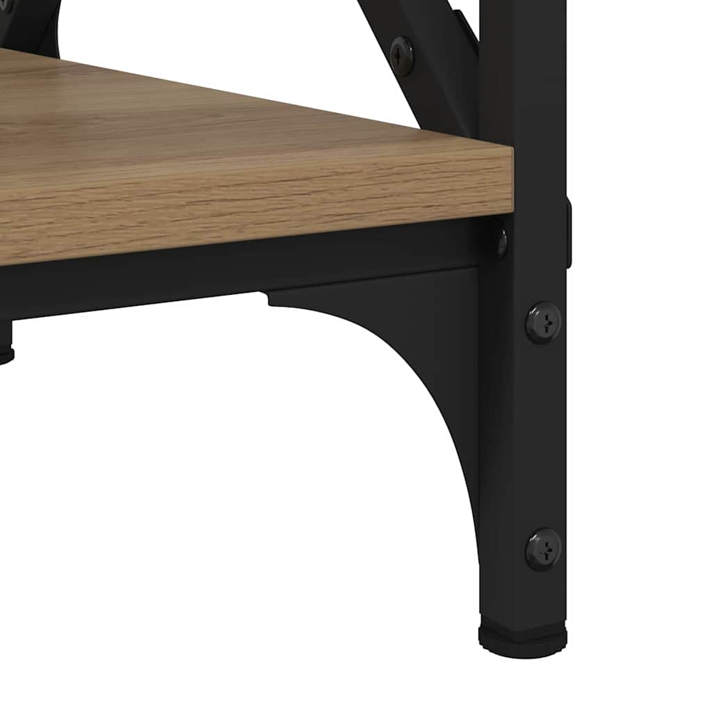 Coffee Table Artisan oak 80 x 45 x 45.5 cm Engineered wood