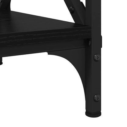 Coffee Table Black oak 80 x 45 x 45.5 cm Engineered wood