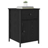 Bedside Cabinet Black oak 40 x 42 x 60 cm Engineered wood