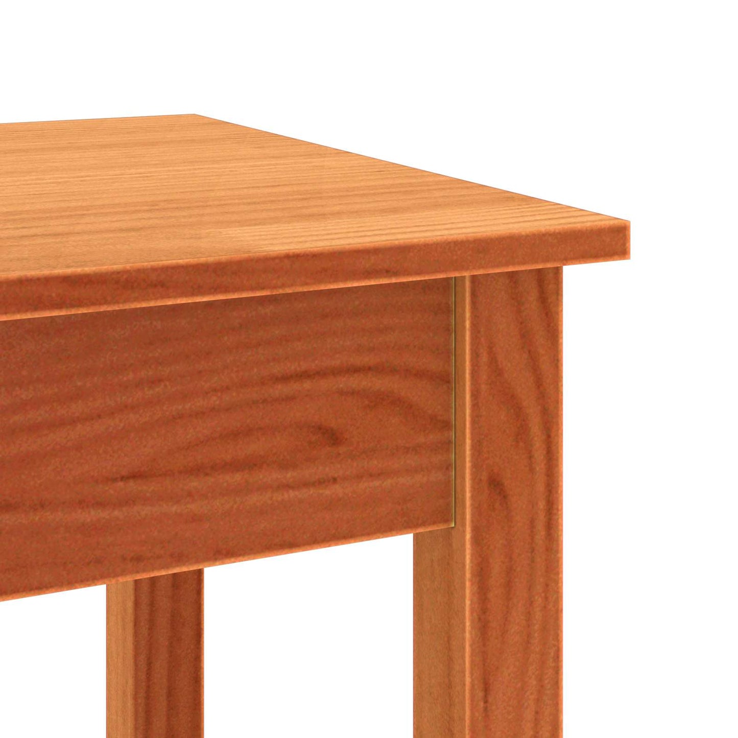 Console Table Wax brown 110 x 40 x 75 cm Solid pine wood