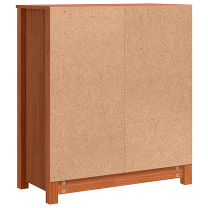 Sideboard Wax Brown 70 x 35 x 80 cm Solid Pine Wood