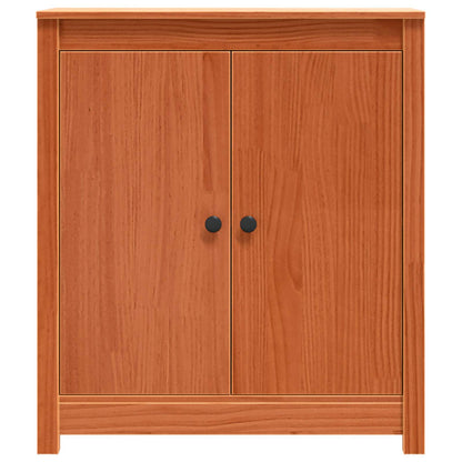 Sideboard Wax Brown 70 x 35 x 80 cm Solid Pine Wood