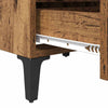 Bedside Cabinet 2 pcs Old wood 40 x 35 x 50 cm Engineered wood