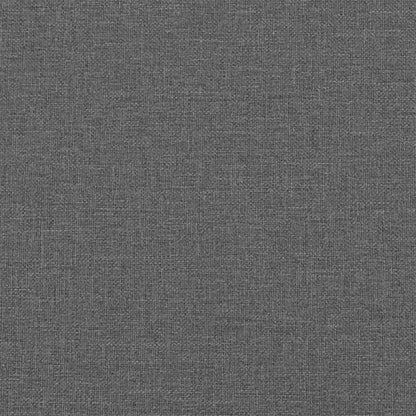 Living Room Couch 3 pcs Dark Grey 201.5 x 74.5 x 74.5 cm Fabric