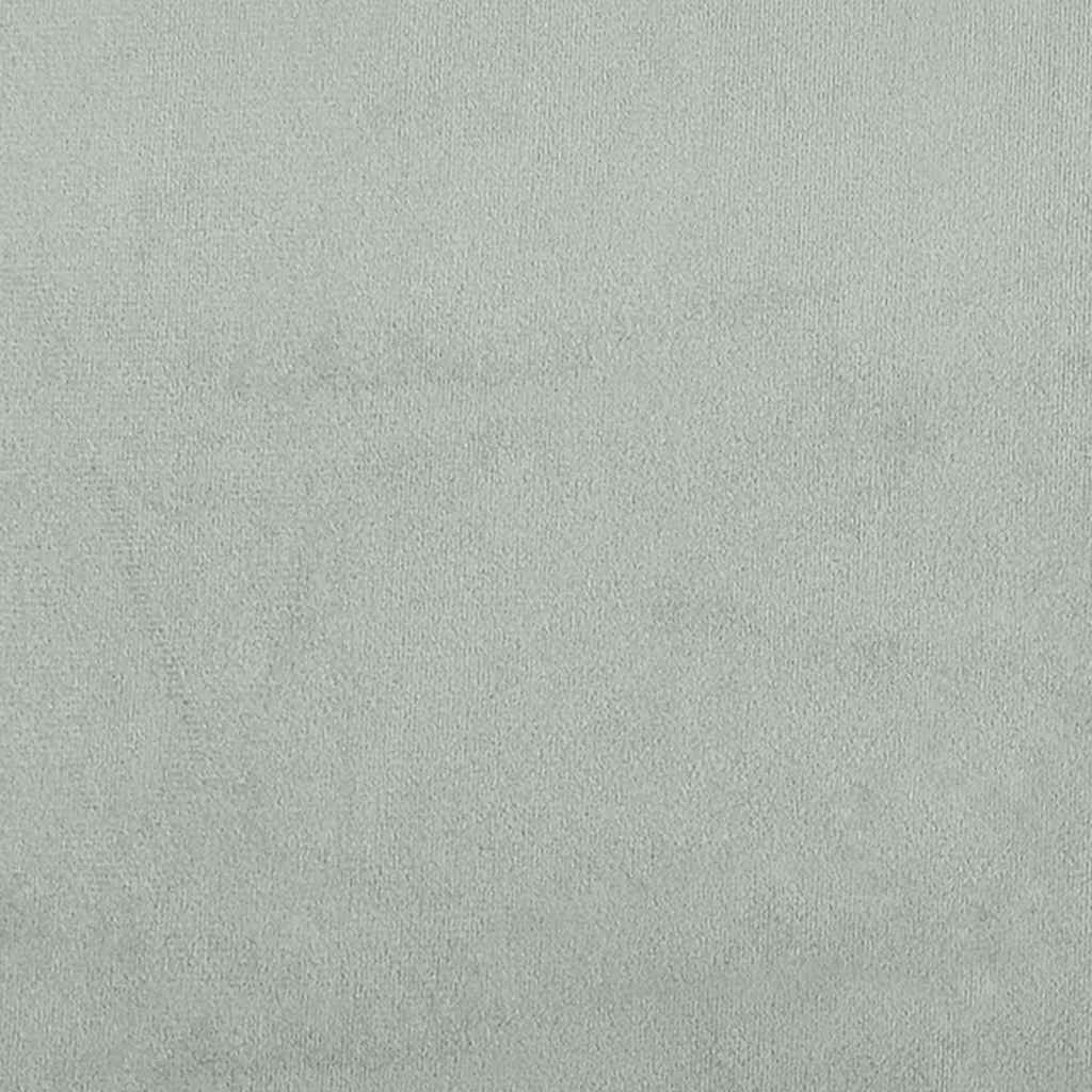 Living Room Couch 2 pcs Light Grey 194 x 74.5 x 70.5 cm Velvet