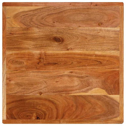 Bistro Table Brown 50 x 50 x 76 cm Solid Acacia Wood
