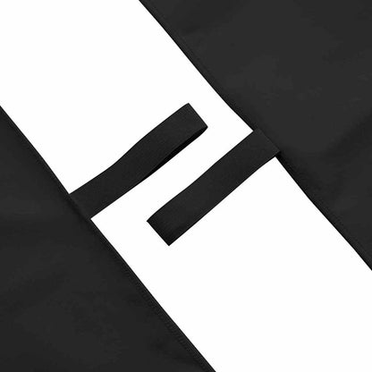 Sports Towels 2 pcs Black 100 x 50 cm Polyester and polyamide