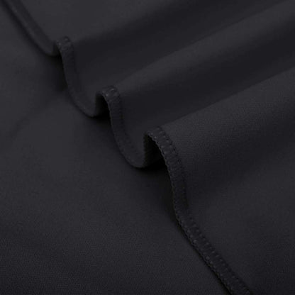 Sports Towels 2 pcs Black 180 x 90 cm Polyester and polyamide