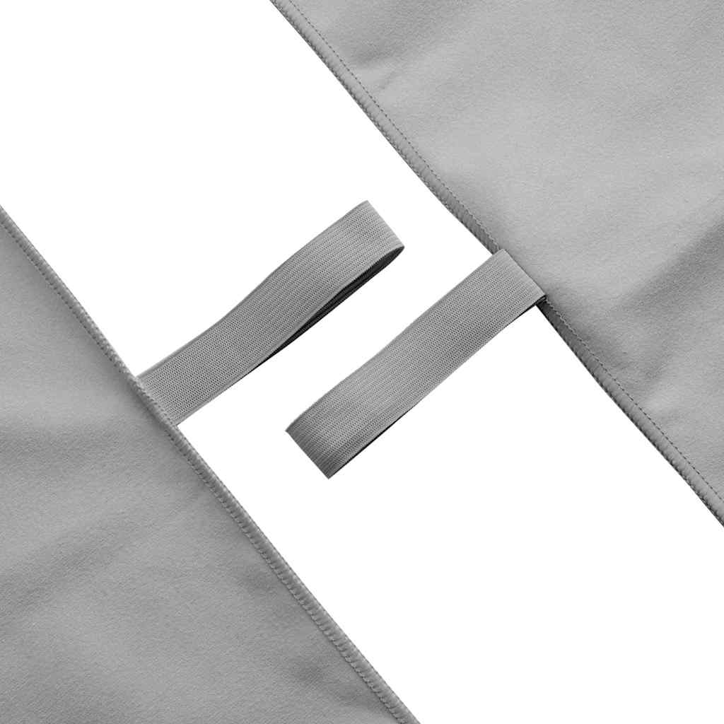 Sports Towels 2 pcs Dark Grey 90 x 180 cm