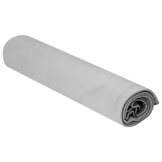 Sports Towels 2 pcs Grey 100 x 50 cm