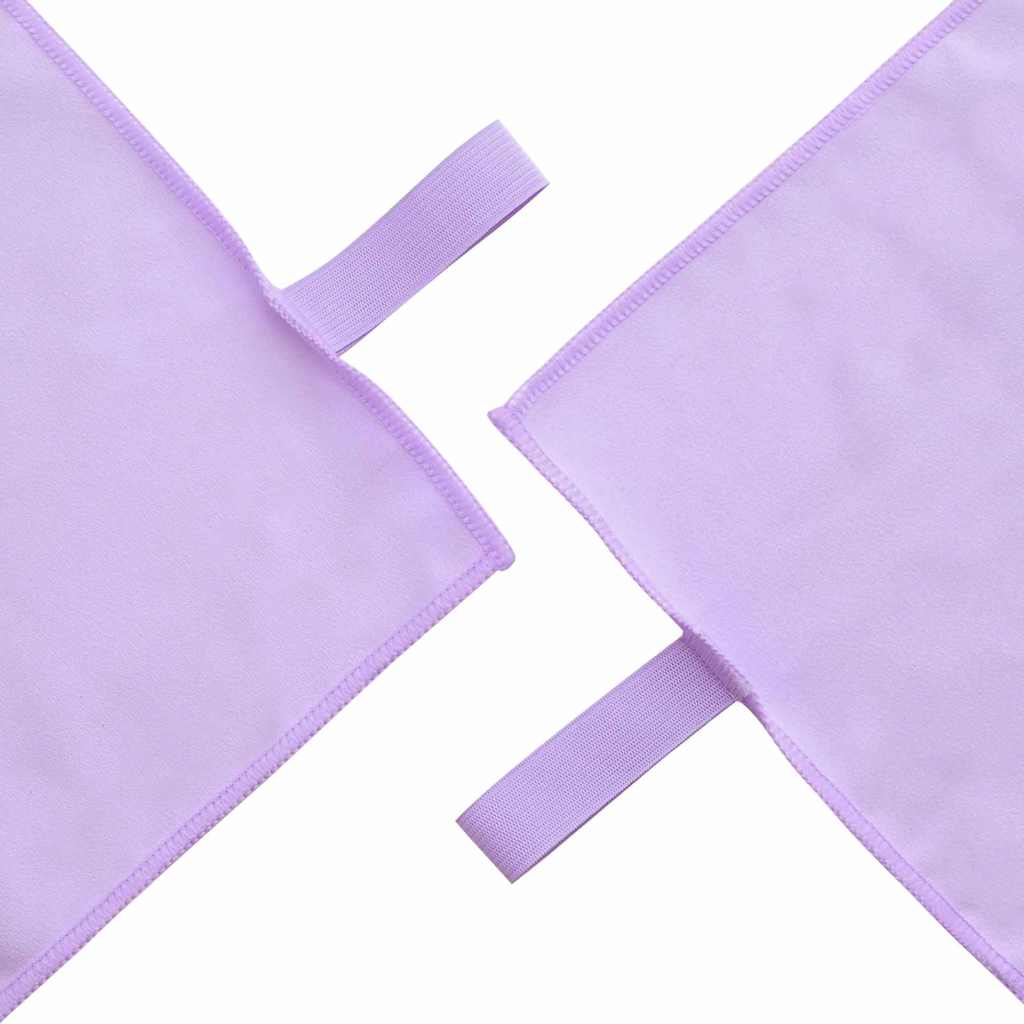 Sports Towels 2 pcs Purple 50 x 30 cm Polyester and polyamide