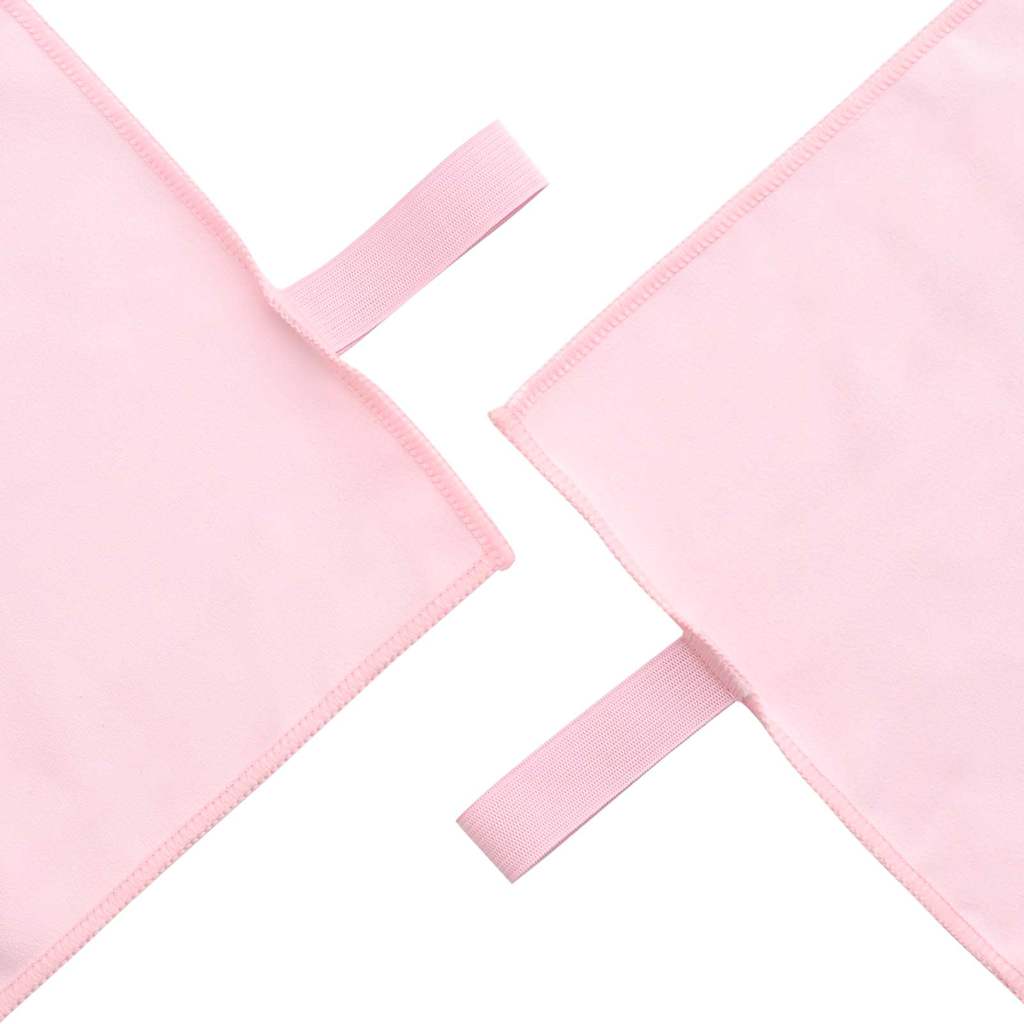 Sports Towels 2 pcs Pink 50 x 30 cm Polyester and polyamide