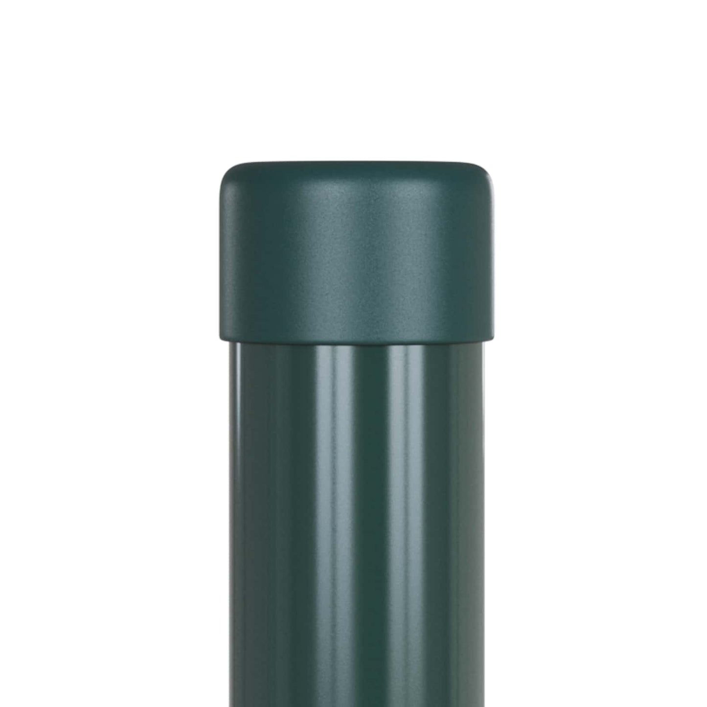 Fence Post 2 pcs Green 90 cm Powder-coated steel