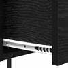 Bedside Cabinet Black oak 42 x 41 x 56 cm Engineered wood