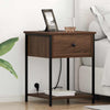Bedside Cabinet Brown oak 42 x 41 x 56 cm Engineered wood