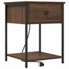 Bedside Cabinet Brown oak 42 x 41 x 56 cm Engineered wood
