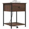 Bedside Cabinet Brown oak 42 x 41 x 56 cm Engineered wood