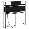 Storage Headboard Black oak 80 cm Engineered wood