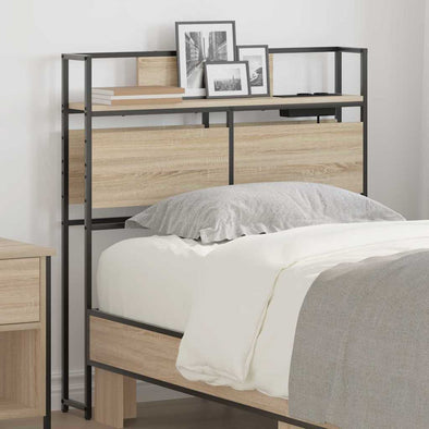 Storage Headboard Sonoma oak 80 cm Engineered wood