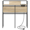 Storage Headboard Sonoma oak 80 cm Engineered wood