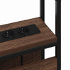Storage Headboard Brown oak 80 cm Engineered wood