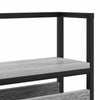 Storage Headboard Grey sonoma 90 cm Engineered wood