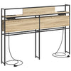 Storage Headboard Sonoma oak 120 cm Engineered wood