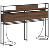 Storage Headboard Brown oak 160 cm Engineered wood
