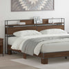 Storage Headboard Brown oak 180 cm Engineered wood