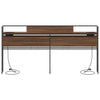 Storage Headboard Brown oak 180 cm Engineered wood