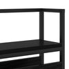 Storage Headboard Black oak 200 cm Engineered wood