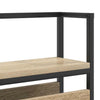 Storage Headboard Sonoma oak 200 cm Engineered wood
