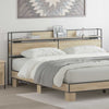 Storage Headboard Sonoma oak 200 cm Engineered wood