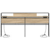 Storage Headboard Sonoma oak 200 cm Engineered wood