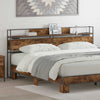 Storage Headboard Smoked oak 200 cm Engineered wood
