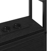 Storage Headboard Black oak 75 cm Engineered wood