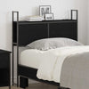 Storage Headboard Black oak 75 cm Engineered wood