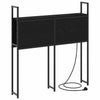 Storage Headboard Black oak 75 cm Engineered wood