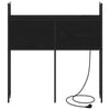 Storage Headboard Black oak 75 cm Engineered wood