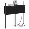 Storage Headboard Black oak 75 cm Engineered wood