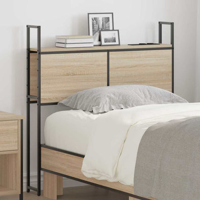 Storage Headboard Sonoma oak 75 cm Engineered wood