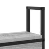 Storage Headboard Grey sonoma 80 cm Engineered wood