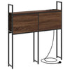 Storage Headboard Brown oak 80 cm Engineered wood