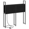 Storage Headboard Black oak 90 cm Engineered wood