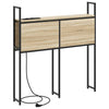 Storage Headboard Sonoma oak 90 cm Engineered wood