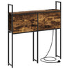 Storage Headboard Smoked oak 90 cm Engineered wood