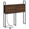 Storage Headboard Brown oak 90 cm Engineered wood