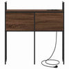 Storage Headboard Brown oak 90 cm Engineered wood