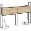 Storage Headboard Sonoma oak 120 cm Engineered wood
